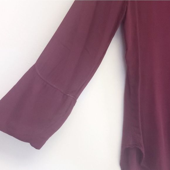 Cloth & Stone Button Down Long Sleeve High Low Hem Top Size Small - Picture 3 of 7